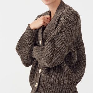 Babaa wool cardigan woman no19 oak